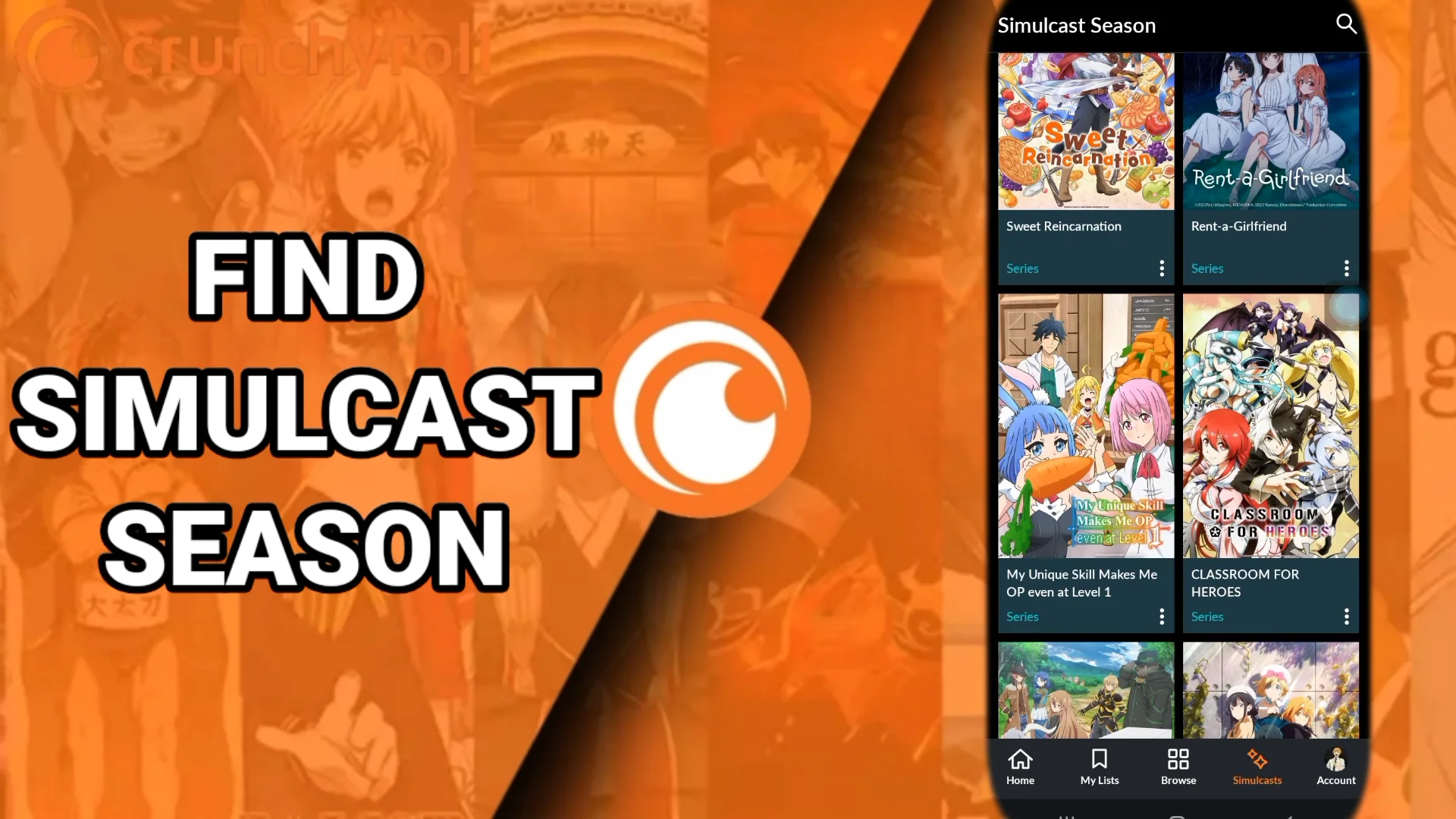 How To Find Simulcast Season On Crunchyroll App